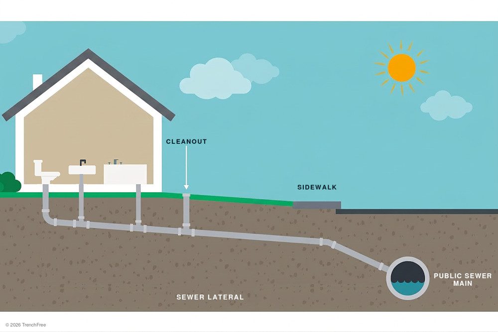upper sewer lateral diagram